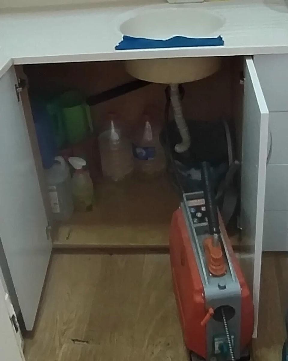 Lavabo tıkanıklık açma